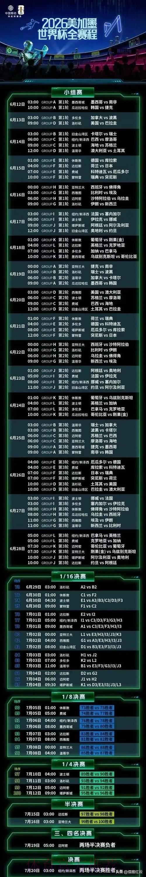2026世界杯直播观看全攻略 2026世界杯直播观看全攻略