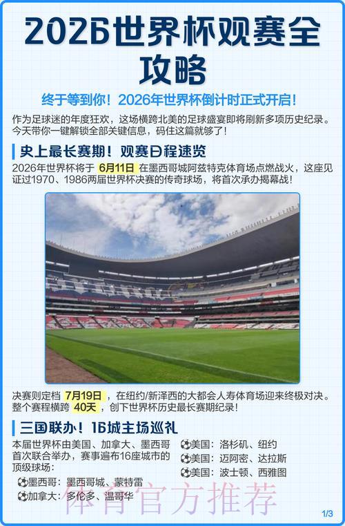 2026世界杯直播观看全攻略 2026世界杯直播观看全攻略